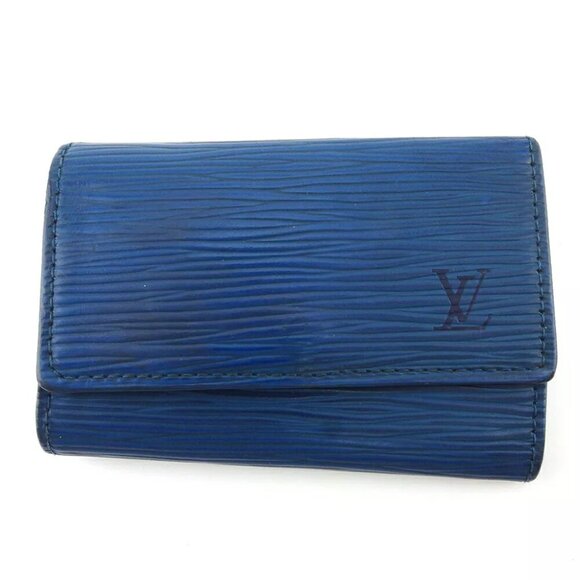LOUIS VUITTON key case Epi Leather Authentic USED C4252 - Picture 1 of 10